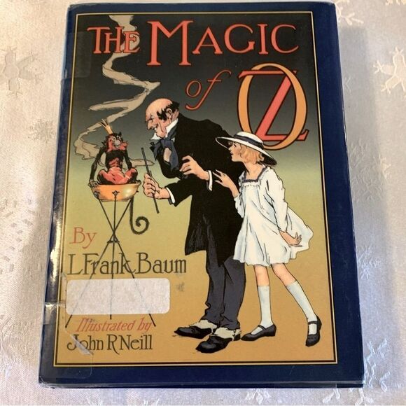 1999 The Magic of Oz Book Frank L Baum Dust Jacket Color Plates - Picture 1 of 13